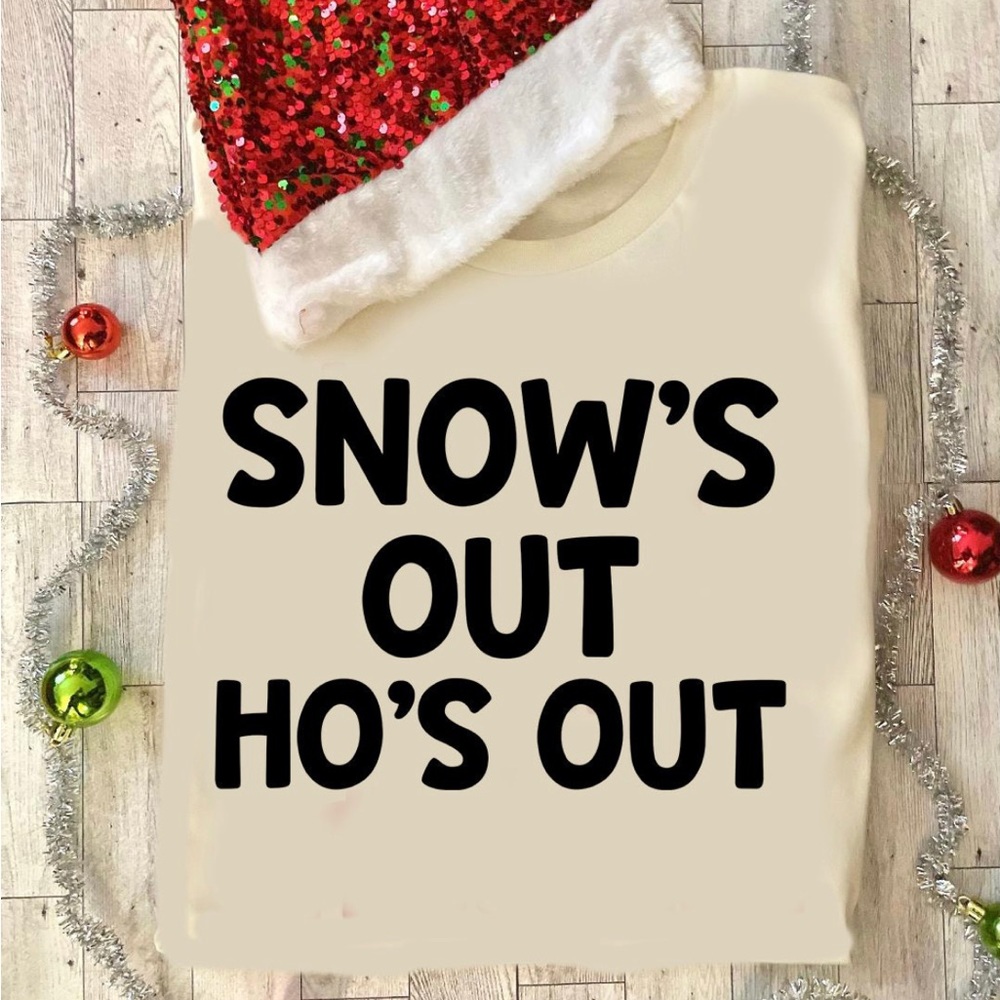 Custom made holiday tees with punny phrases, get it?